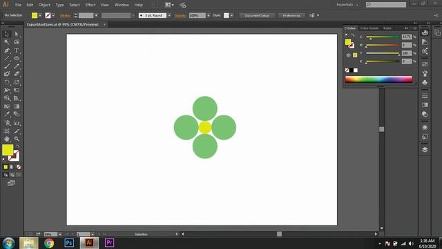 How To Save /Export File In Adobe Illustrator CC | .Ai .JPG And .PNG Format | Syeda's Graphics смотреть онлайн
