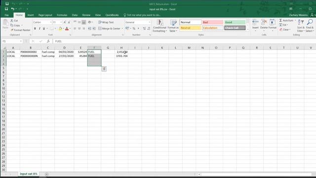 VAT return using a csv file смотреть онлайн