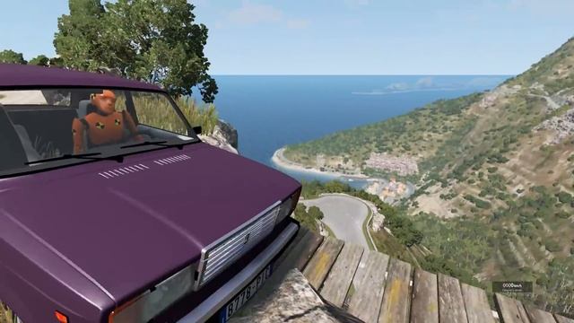 ВЫБРАЛИ НЕ ТУ ДОРОГУ! СМЕРТЕЛЬНЫЙ МОСТ НАД КАНЬОНОМ! - BeamNG.drive Multiplayer смотреть онлайн