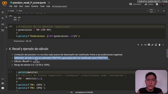PRECISION, RECALL Y F-SCORE: ¿qué son y cuándo usarlos? смотреть онлайн
