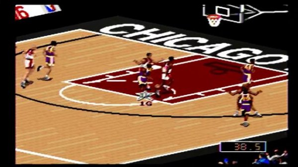 NBA Live 96 sega genesis gameplay watch