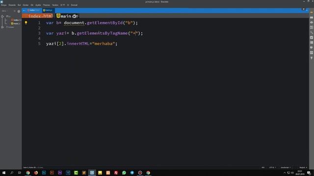 160- JavaScript Dersleri - HTML DOM getElementsByTagName - TagName Secicisi Kullanimi смотреть онлайн