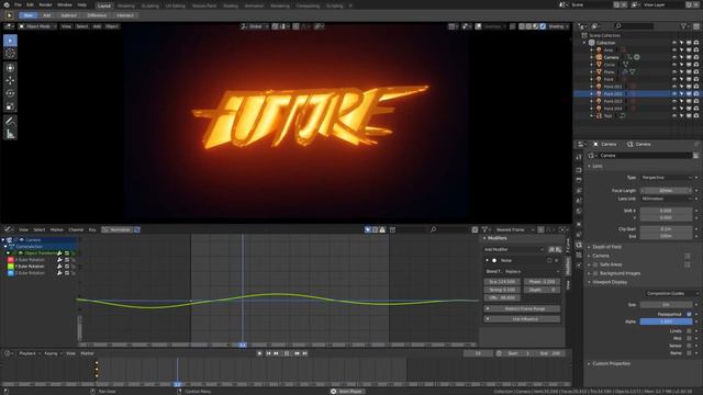 Blender 2.8 Tutorial - Epic 'FUTURE' Cinematic Text Animation [3 of 3] - Finishing Touches смотреть онлайн