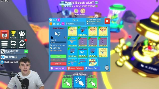 34 NEW SECRET MYTHIC PET *DRAGON UPDATE* CODES In CLICKER SIMULATOR! Roblox Clicker Simulator Codes смотреть онлайн