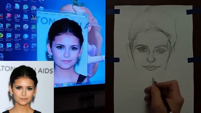 срисовываю бес построения нина добрев карандашом быстрый набросок смотреть онлайн