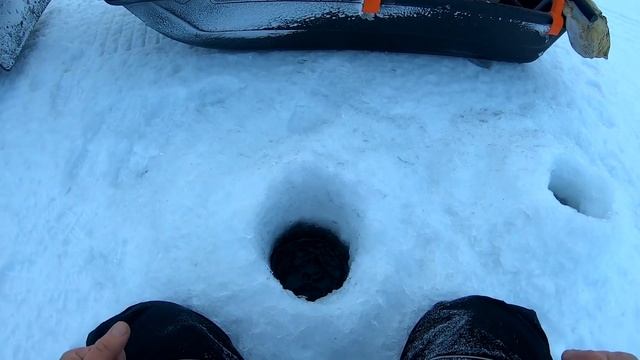 ОКУНИ ЛОПАТЫ на МОРМЫШКУ! Рыбалка в глухозимье. Карелия, Онего. смотреть онлайн