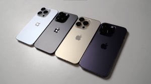 Распаковка iPhone 14 Pro всех цветов