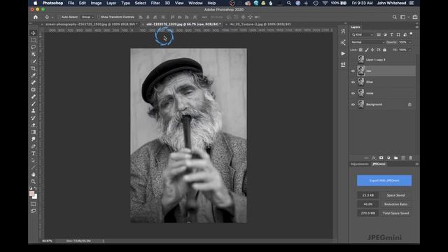 Add Noise or Film Grain in Adobe Photoshop смотреть онлайн
