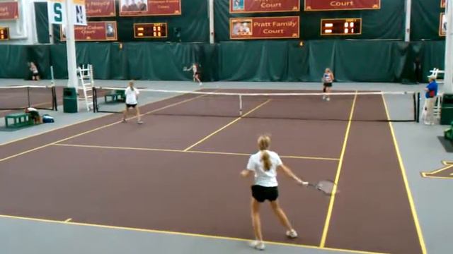 Edina doubles tennis serving up an ace! смотреть онлайн