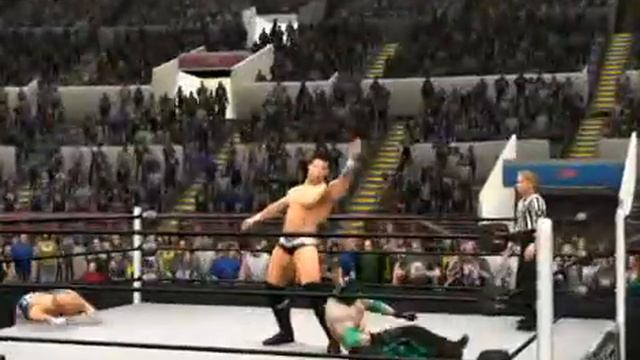 WWE '13 WM 22 Randy Orton vs Kurt Angle vs Rey Mysterio смотреть онлайн