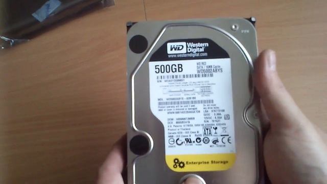 Жёсткий диск. Обзор. WD5002ABYS RE3 SATA II 500Gb.