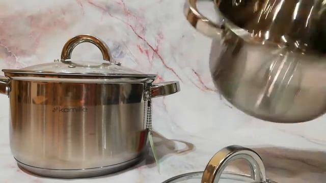 Купить набор из 2х кастрюль Kamille в магазине Dомовой Казань смотреть онлайн