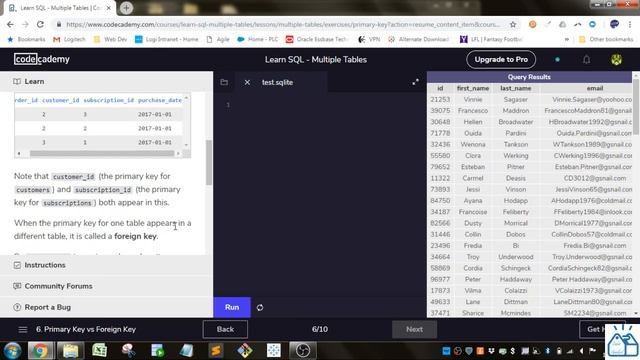 SQL - codecademy Part 4 Multiple Tables смотреть онлайн