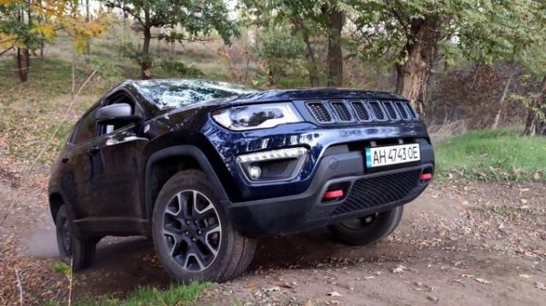 Jeep Compass trailhawk диагоналка с разными режимами