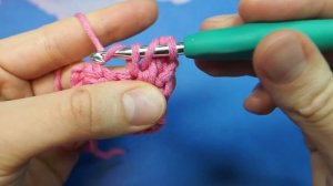 ВСЕ виды БАЗОВЫХ столбиков крючком  соединительный столбик, полустолбик с накидом, столбик с накидо