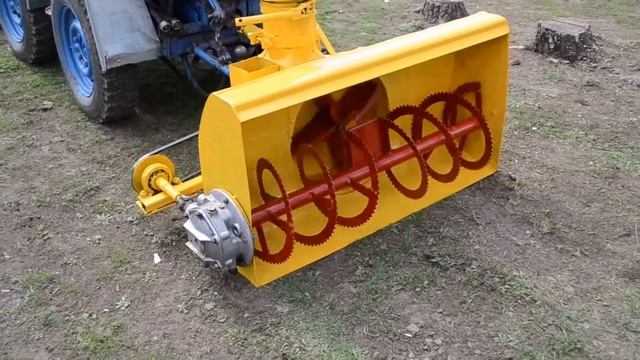 Самодельный снегоочиститель. смотреть онлайн