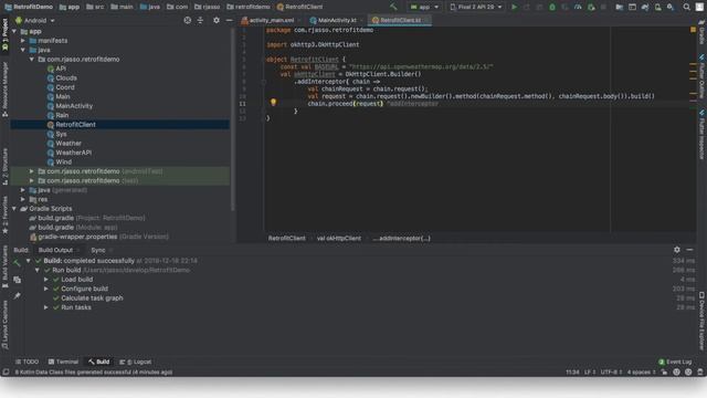 How to make a HTTP call in Android using Retrofit and Kotlin смотреть онлайн