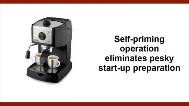 DeLonghi EC155 Espresso Cappuccino maker смотреть онлайн