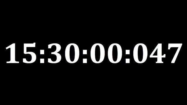 CLOCK 15:00-16:00 1 hour = 60 minutes = 3600 seconds = 3600000 milliseconds, Full HD 60fps, no audi смотреть онлайн