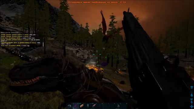 ARK Survival Evolved Арена альфа Рагнарок прохождение на Рексах смотреть онлайн