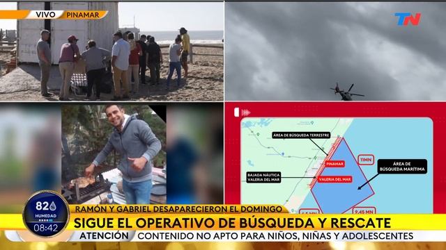 PINAMAR I Las familias no descartan que estén en la costa uruguaya смотреть онлайн