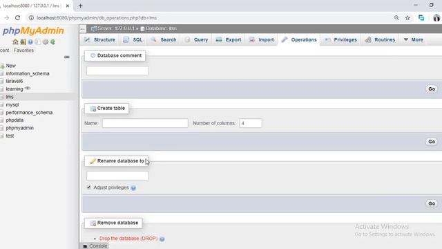 06 SQL Create Database, Drop Database, Rename Database in phpmyadmin смотреть онлайн