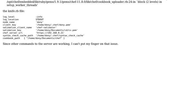 DevOps & SysAdmins: chef upload cookbook failed with network error (2 Solutions!!) смотреть онлайн