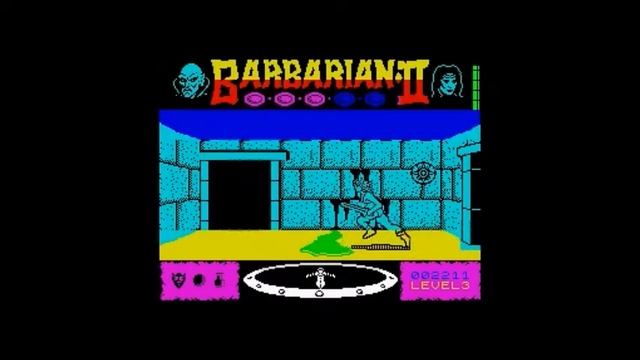 Barbarian II The Dungeon of Drax (ZX Spectrum) Princess full gameplay смотреть онлайн