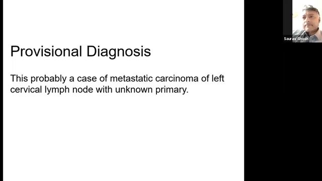 Case Presentation - Metastatic Cervical Lymph Node with Unknown Primary (27.07.2021) смотреть онлайн