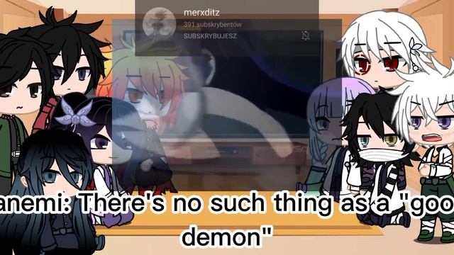 Past Hashiras react to Nezuko || Part 1 || смотреть онлайн
