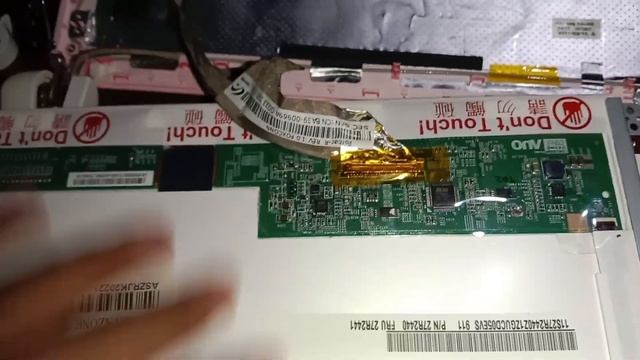 Cara Ganti Lcd Notebook Samsung N150 Plus || 10.1 Inch Tebal Konektor 40 Pin