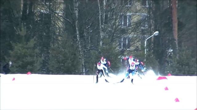 ВС Красногорская лыжня 2014 Спринт св ст мужчины финал смотреть онлайн