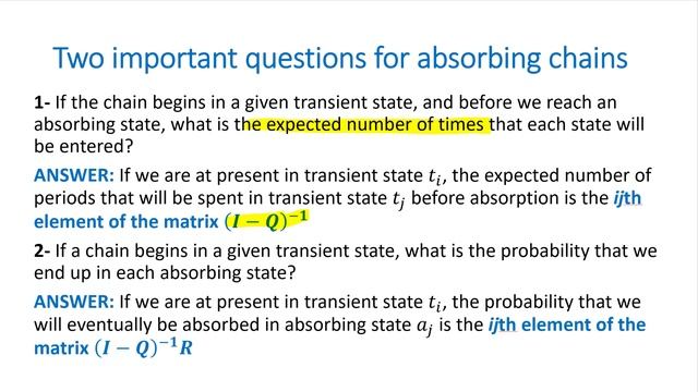 Markov Chains - Absorbing Chains смотреть онлайн