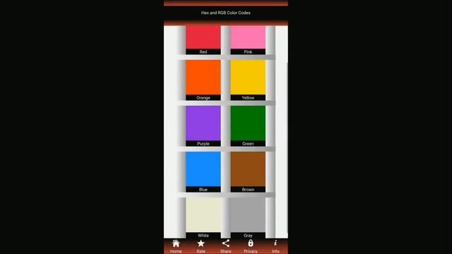 Hex and RGB background color Android App | Review and Download смотреть онлайн