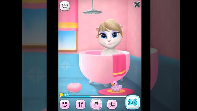 My Talking Angela Android Gameplay #1,2 Моя говорящая Анжела #1,2