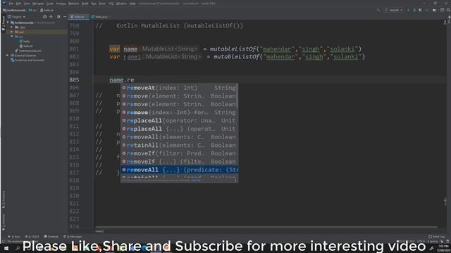 #25 How to Declare Mutable list in kotlin смотреть онлайн