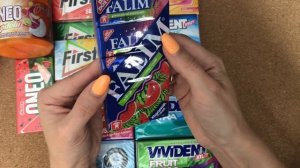 ASMR chewing gum, АСМР обзор ЖЕВАЧЕК из Турции, жвачка АСМР, шёпот, ЧАВКАНЬЕ