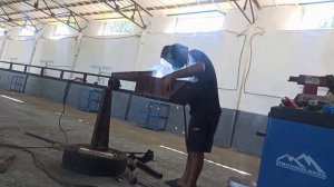 Шлагбаум механический своими руками из запчастей автомобиля