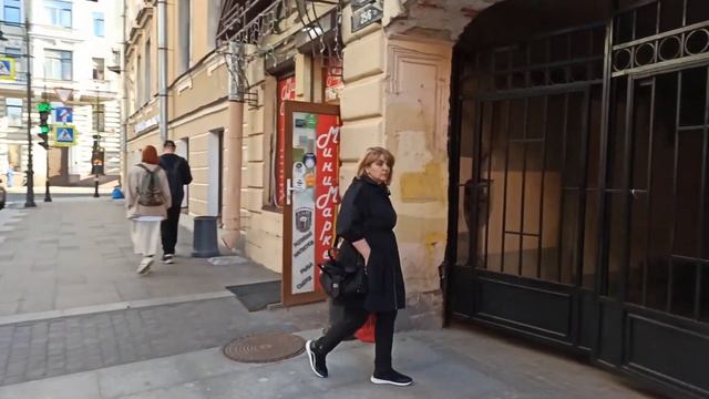 #СашаКира Литейный проспект - набережная реки Фонтанка смотреть онлайн