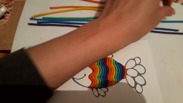 Как лепить аппликации из пластилина в жгутиковой технике! смотреть онлайн