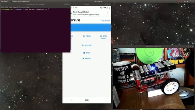 Control a Raspberry Pi Robot with Anvil смотреть онлайн