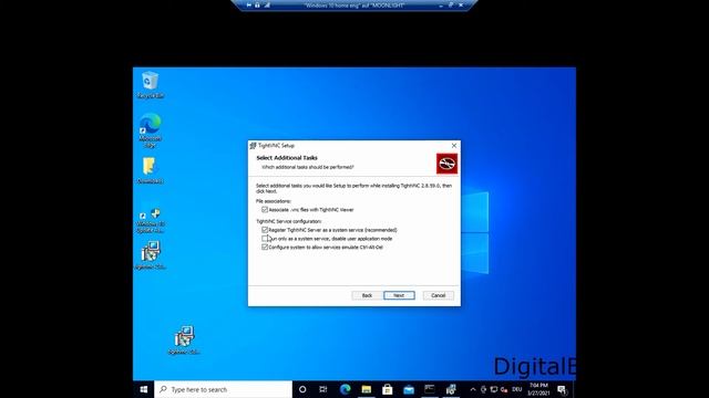 040 Use TightVNC to control a Windows 10 home edition смотреть онлайн