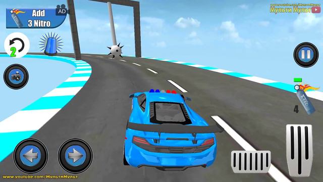 Police Mega Ramp Simulator - New Car Driving 2020 (Early Access) - Best Android GamePlay смотреть онлайн