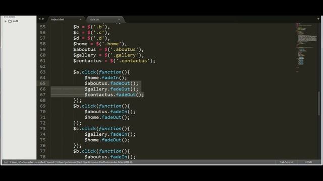 How to create a personal portfolio website using HTML and CSS Part-3 смотреть онлайн