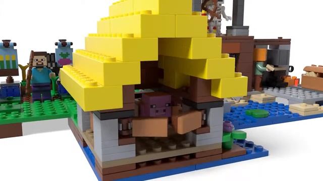 LEGO 21144 The Farm Cottage - LEGO Minecraft смотреть онлайн