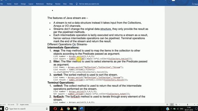 STREAM IN JAVA | JAVA смотреть онлайн
