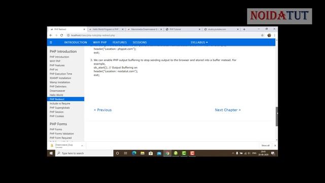 PHP Redirect смотреть онлайн