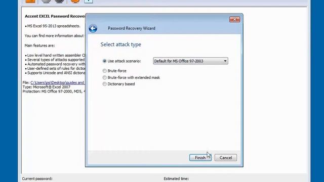 Accent EXCEL Password Recovery - a first look смотреть онлайн
