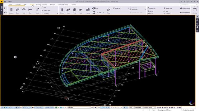 How to change Tekla Structures background color смотреть онлайн