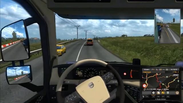 Euro Truck Simulator 2 | Еду с негабаритным грузом! смотреть онлайн